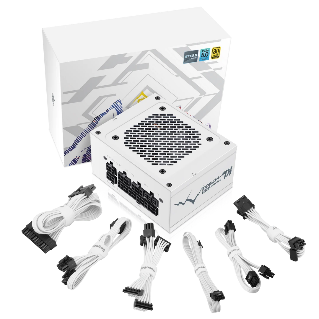 segotep/鑫谷昆仑KL-M750G白色/ATX3.0/金牌全模/SFX电脑电源