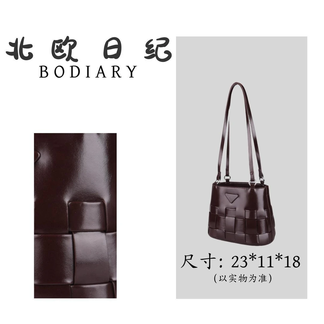 【北欧日纪】8085-百搭大容量斜跨单肩手提包 23*11*18