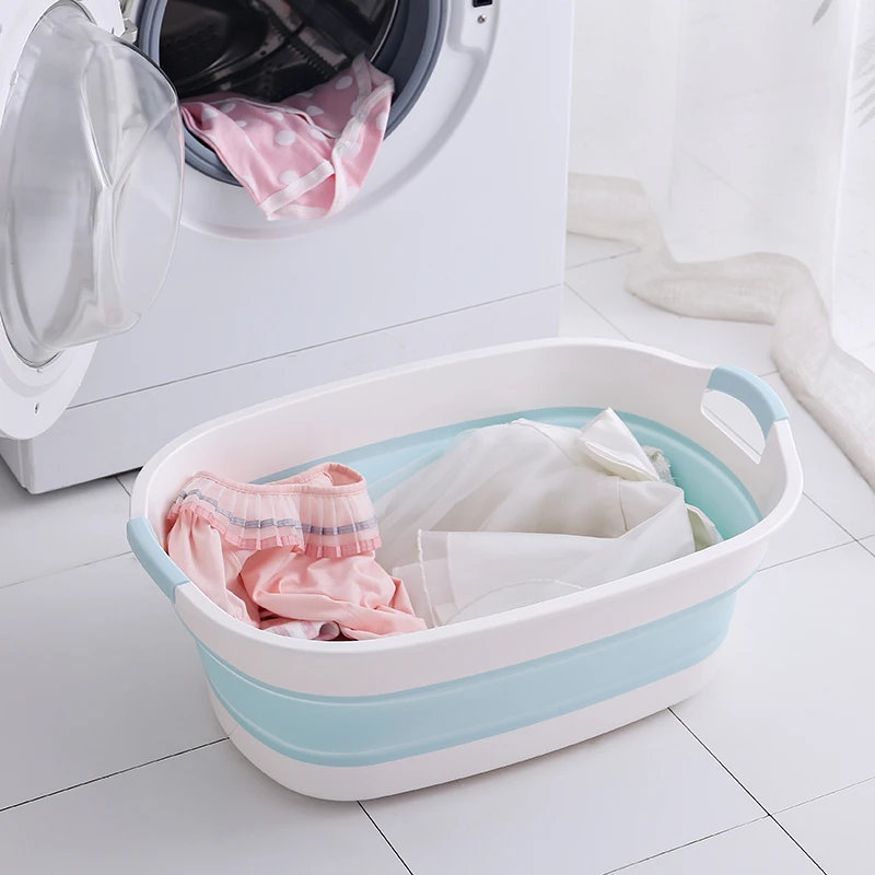 洗衣盆子折叠盆家用特大号洗衣服洗脸盆塑料大盆超大加大加深加厚