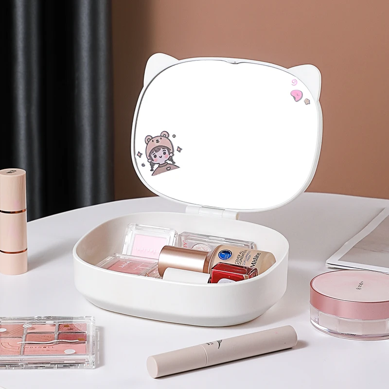 镜子高中生宿舍用品大全寝室军训住校住宿生活好物开学大学生折叠