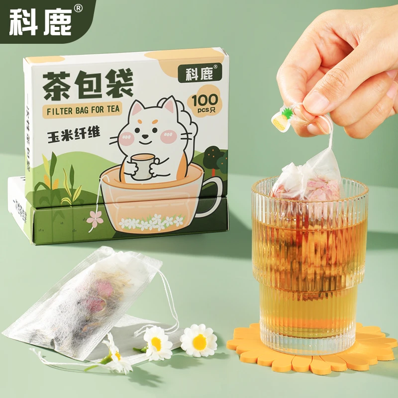 茶包袋一次性茶叶包过滤袋玉米纤维香料卤料袋卤煮花果茶泡茶袋