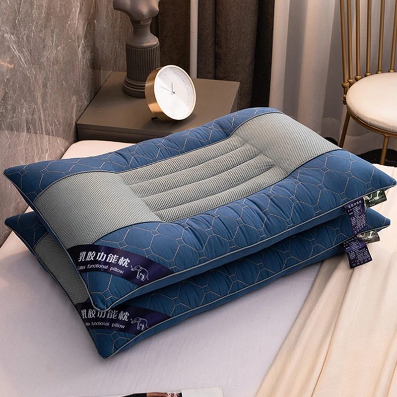 决明子枕头枕芯亲肤款家用护颈椎助睡眠双人乳胶枕学生单人整头男