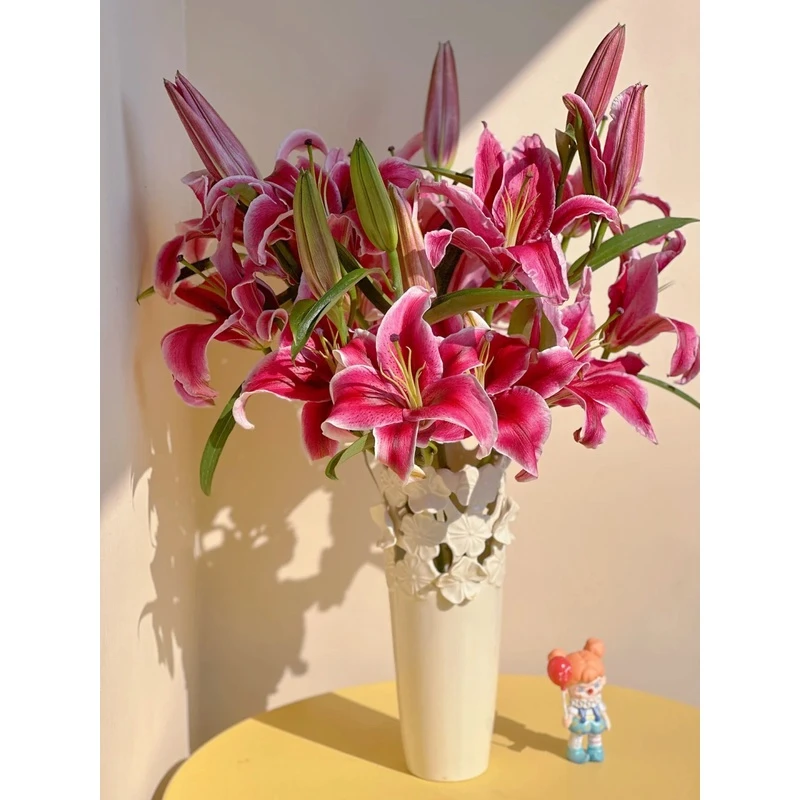【大聪明卖花】中国红香水百合 任意两单花材顺丰冷链或德邦快递