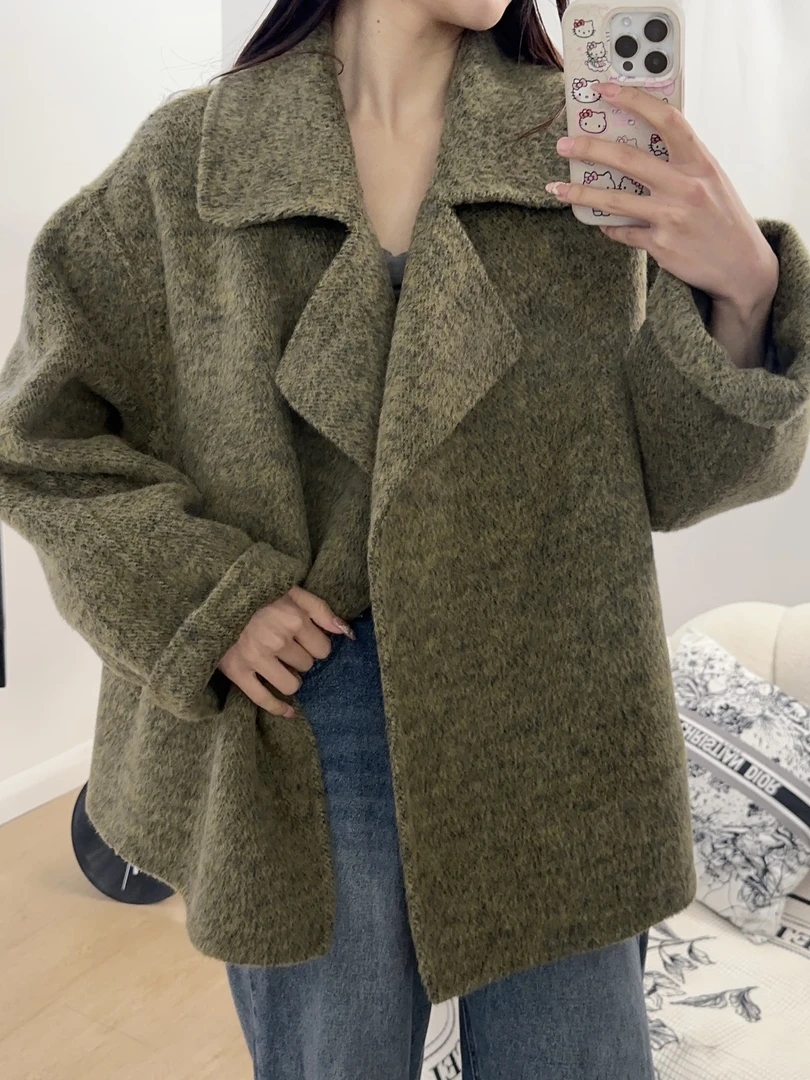 【舒Momo 】“伦敦拾光”高奢小众简约百搭通勤冬季短款款大衣