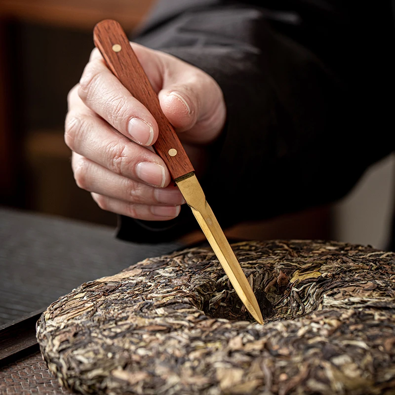 唐仙竹制茶刀普洱茶饼专用茶锥茶砖开具刀家用茶钳撬茶器茶具零配