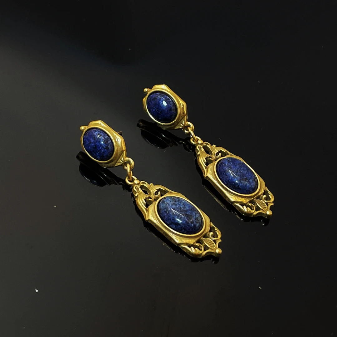 铜合金耳饰 H136手工中古饰品设计师