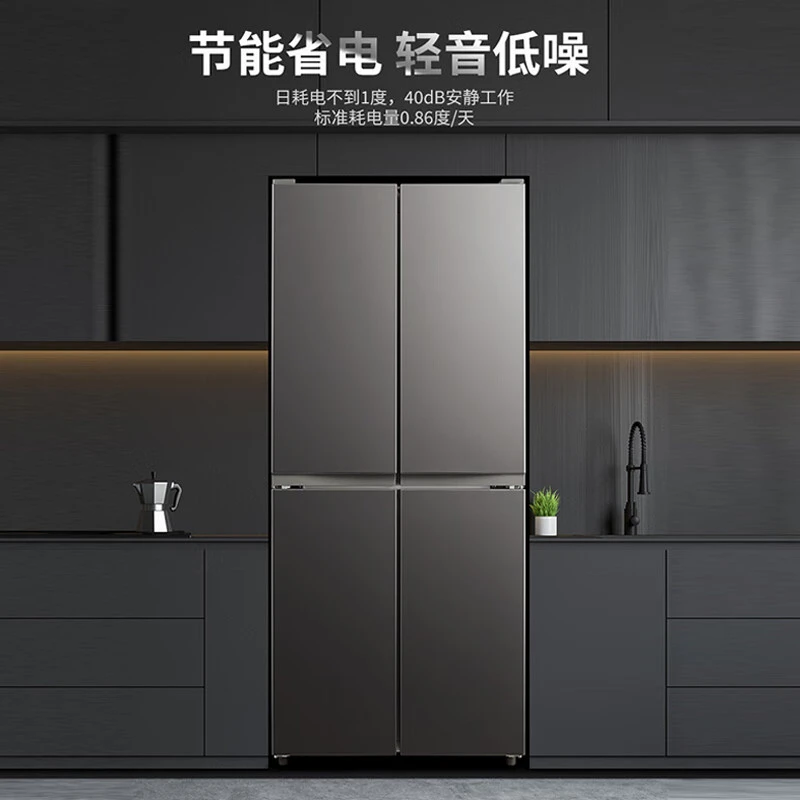 AUX/奥克斯328L十字门净味电冰箱ai纤薄机身静音大容量循环冷冻