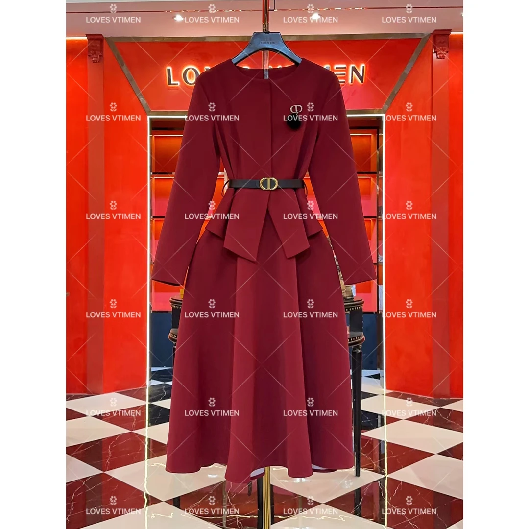 【茶茶】设计师赫本名媛风气质显瘦连衣裙LOVES-A263