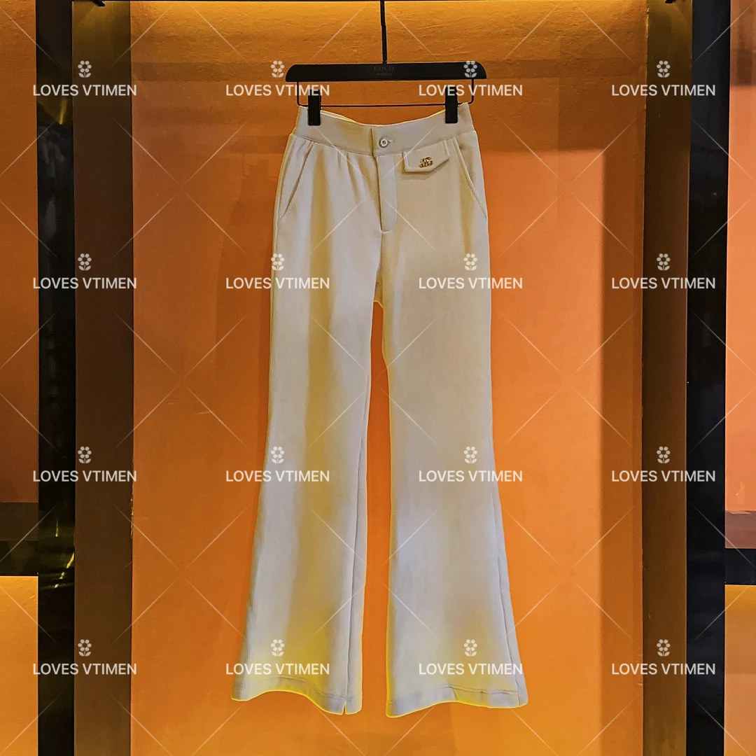 【茶茶】慵懒风显瘦喇叭裤休闲时尚长腿阔腿裤JC-A888