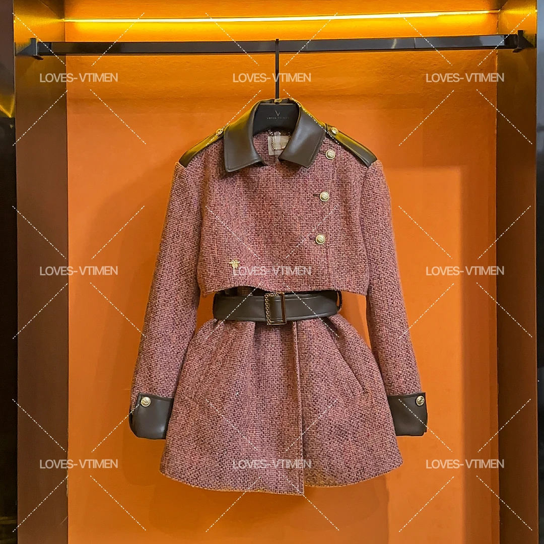 【vivian】设计师款时尚轻奢高级感显瘦收腰羽绒服LOVES-A1278