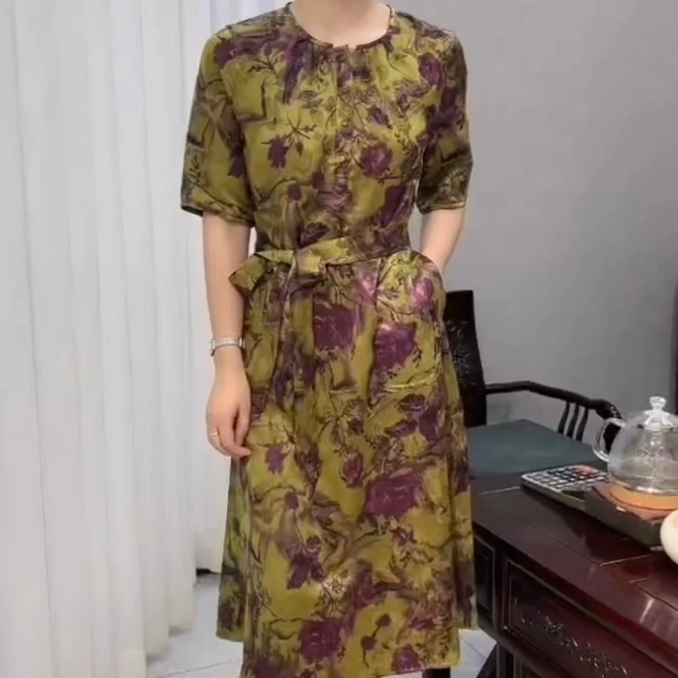 【奥兰多多&杨子家轻奢定制】新款连衣裙89001