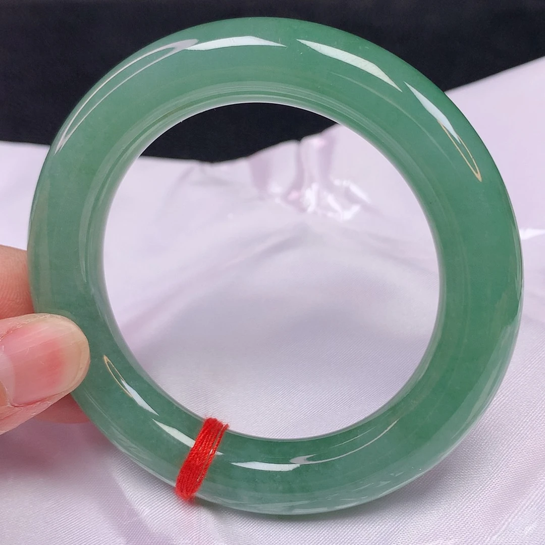 翡翠手镯未镶嵌花*57分单3