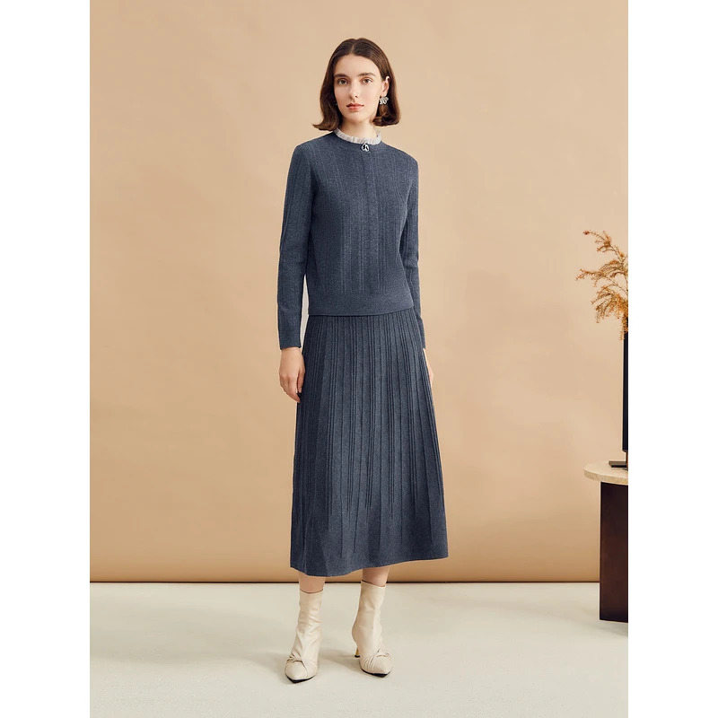 【格雷老钱系】YINER音儿秋冬季新款高级优雅毛针织衫8C64506066