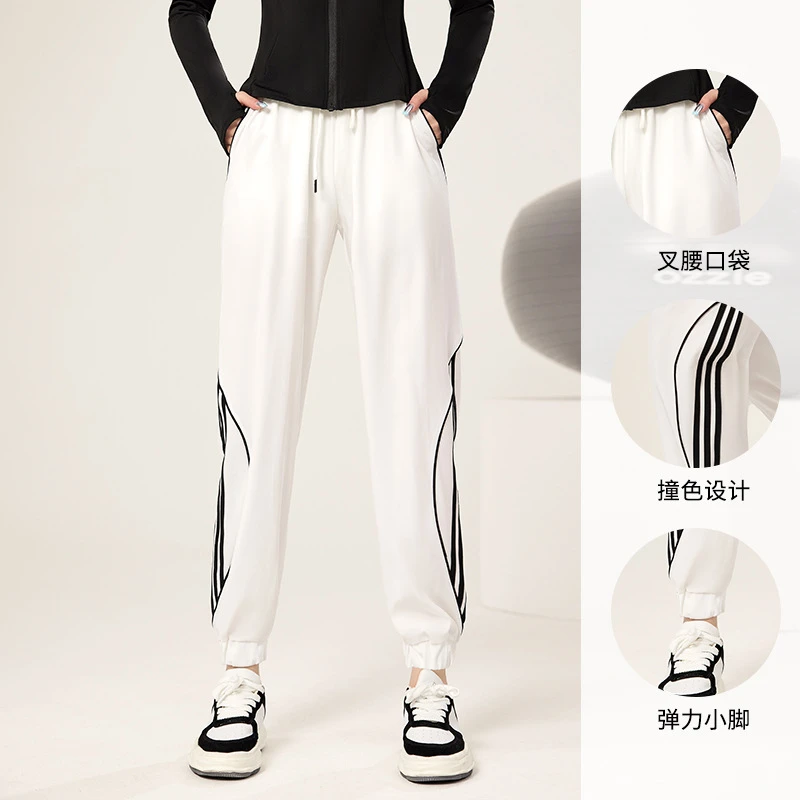 新款显瘦女宽松健身休闲速干跑步透气瑜伽运动长裤