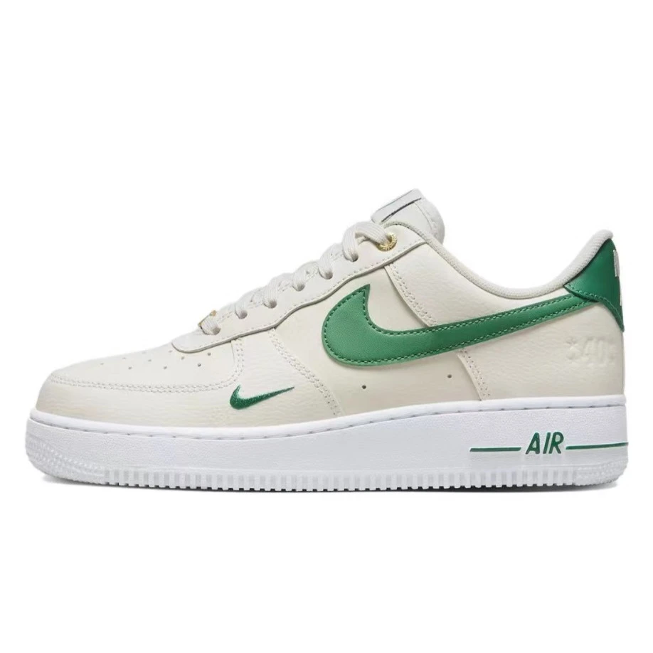 Nike Air Force 1 AF1空军一号米白绿女低帮休闲板鞋DQ7582-101