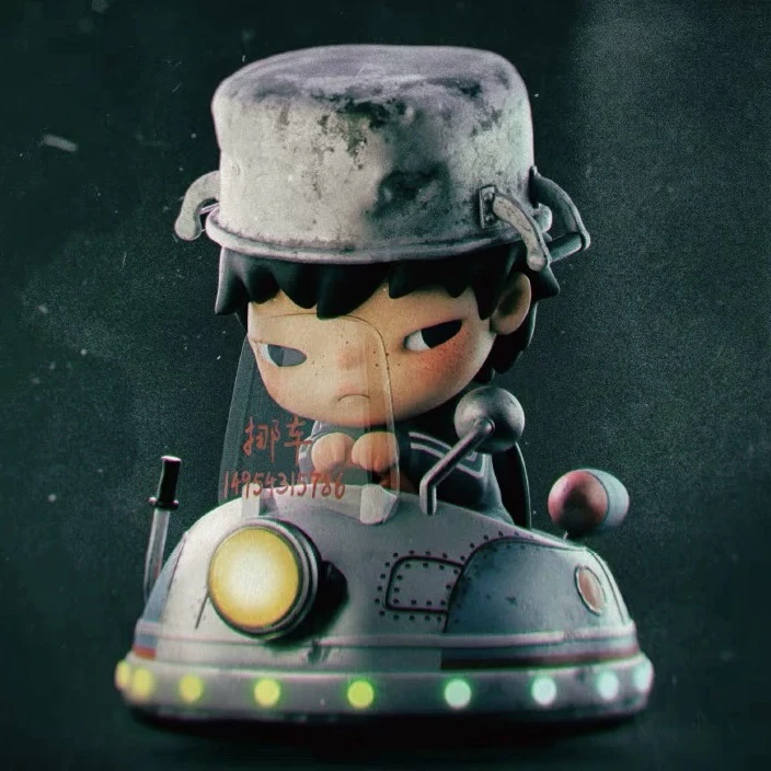 POP MART/泡泡玛特Hirono UFO 宇宙探索手办