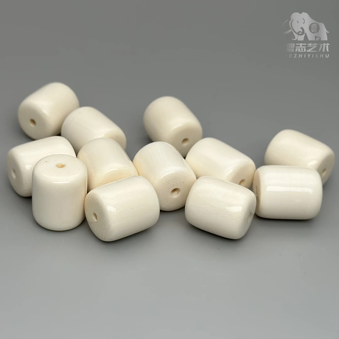 DEZHI/德志17x15mm纯肉路路通天然猛犸牙C1715