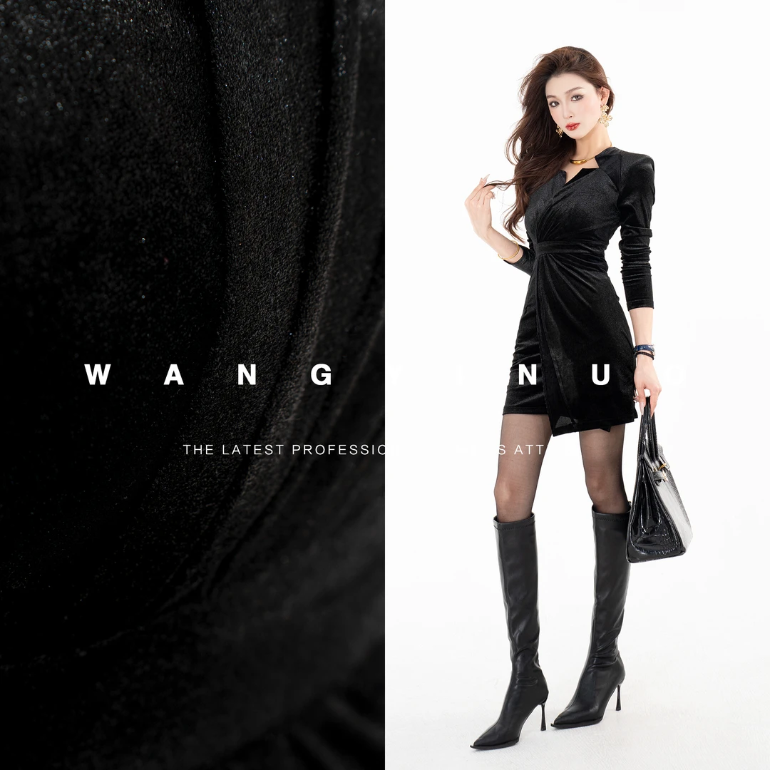 MD现货·依诺【缪斯气场】2024秋季新款显瘦长袖复古气质时尚连衣裙