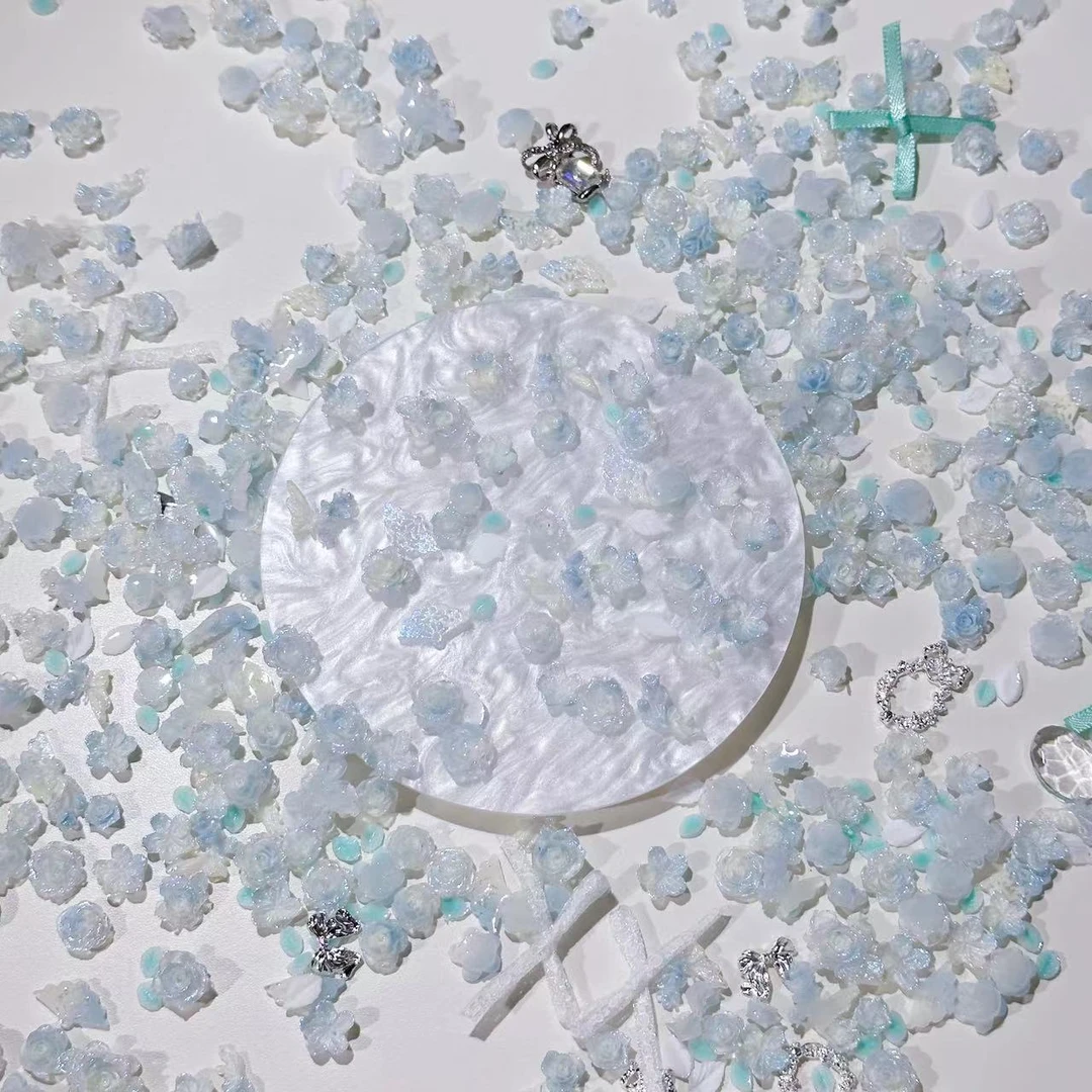 【娄底链接】手工diy美甲钻高级轻奢穿戴甲小众简约爆款炫彩超仙