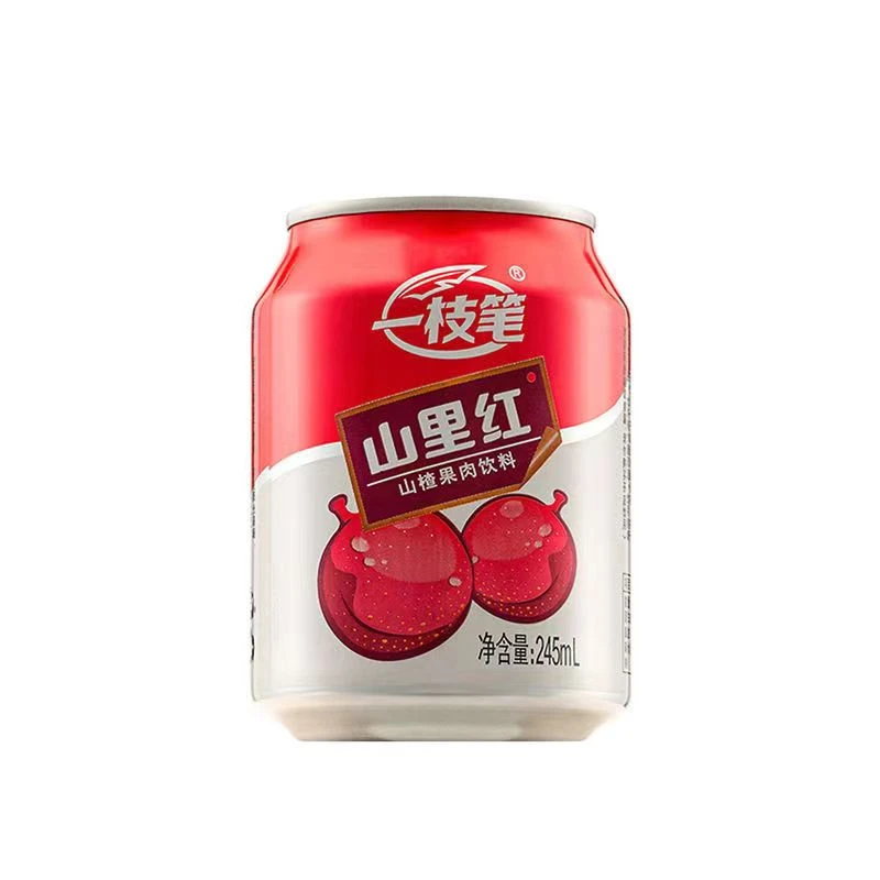 一枝笔山里红饮料245ml*10罐浓缩山楂汁酸甜口感新鲜整箱特价包邮