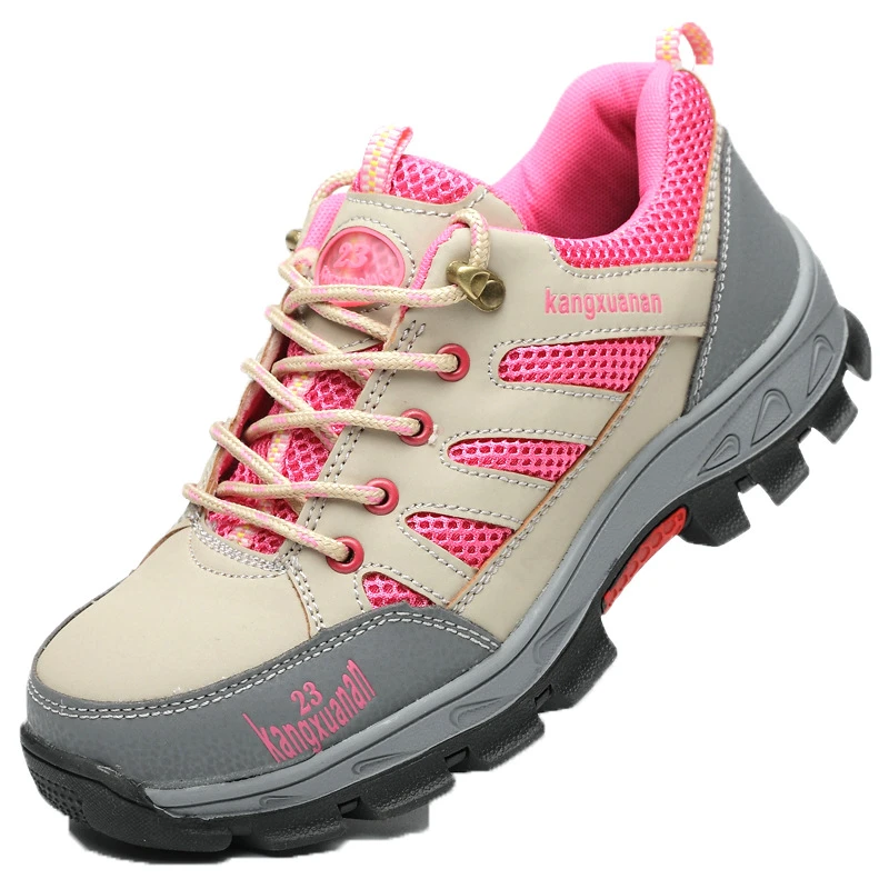 劳保鞋女透气防砸防刺穿钢包头工作鞋安全鞋防护鞋