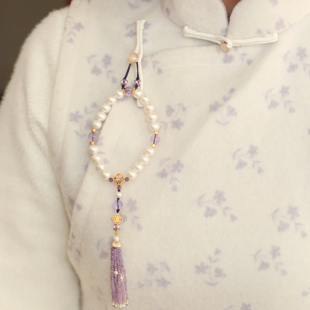 芷凝·天然珍珠流苏挂件ZS