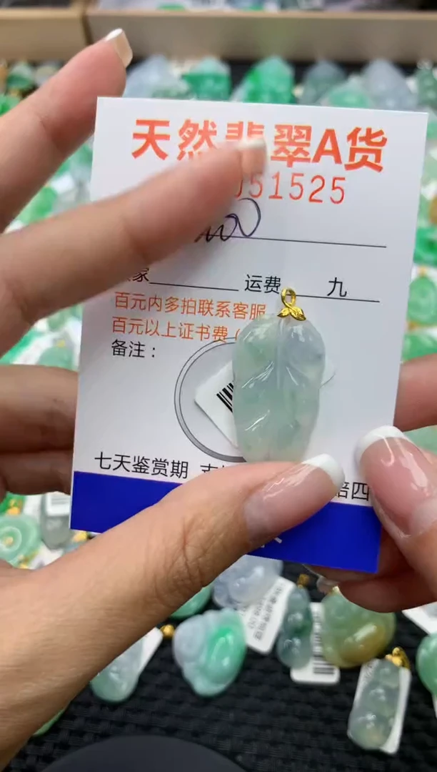 【闪购商品】翡翠颈饰18K金镶嵌11111111