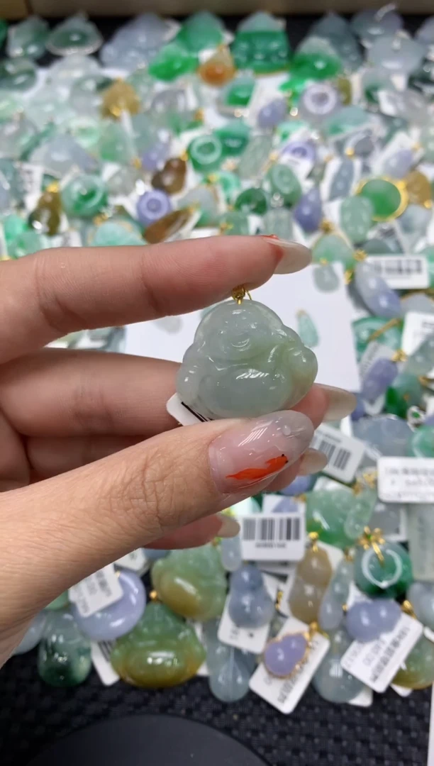 【闪购商品】翡翠颈饰18K金镶嵌111111111