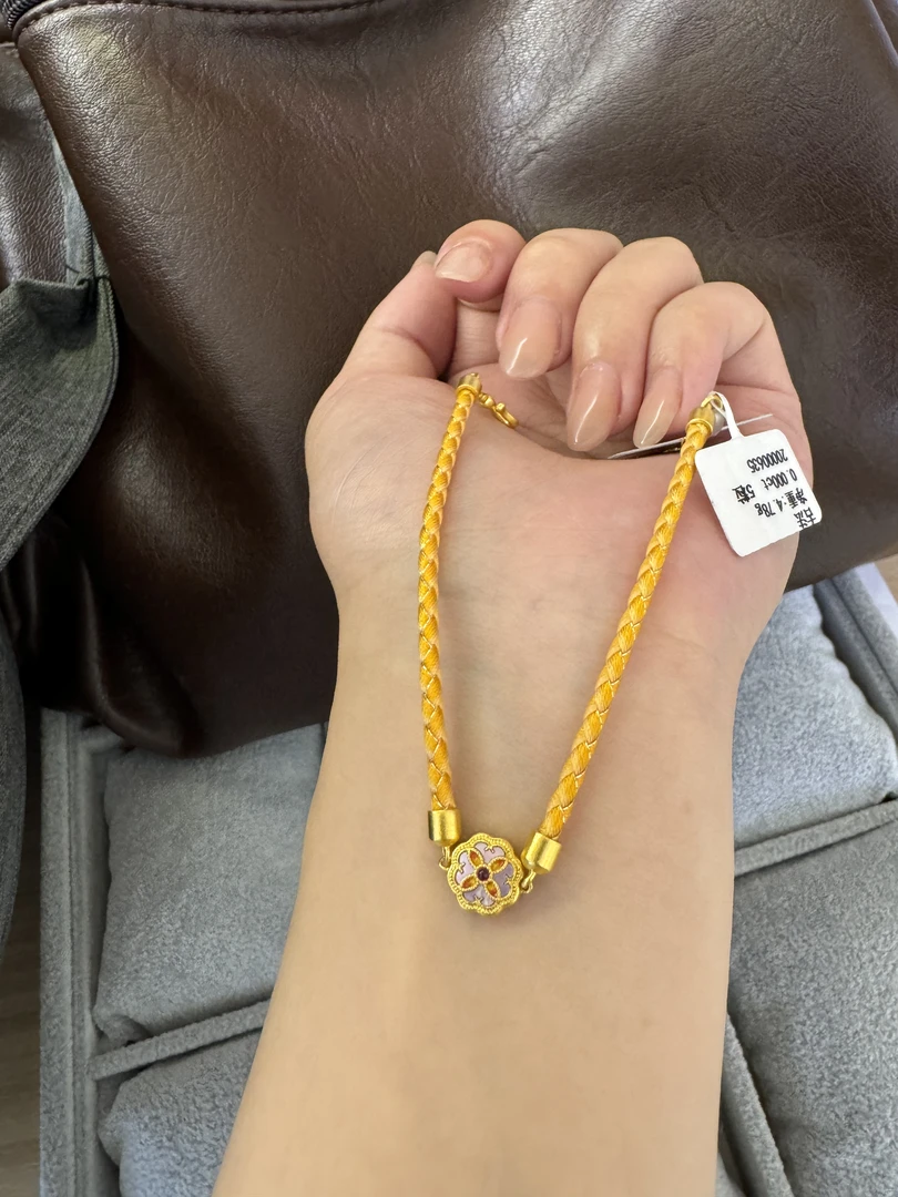 足金999 古法四合如意手链