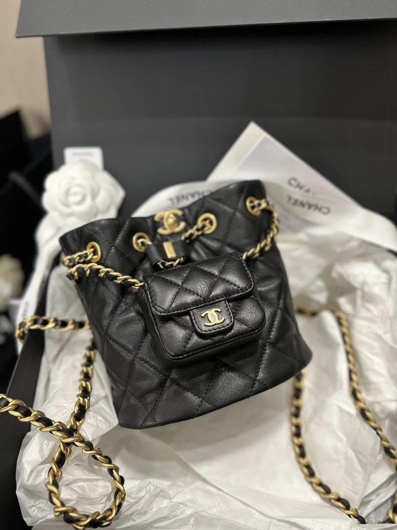 99新  孟溪专属/Chanel 23A子母双肩包 #9370
