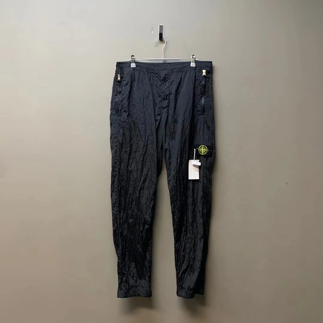 Stone island 石头岛/08492/黑色金属尼龙长裤 全新 34码