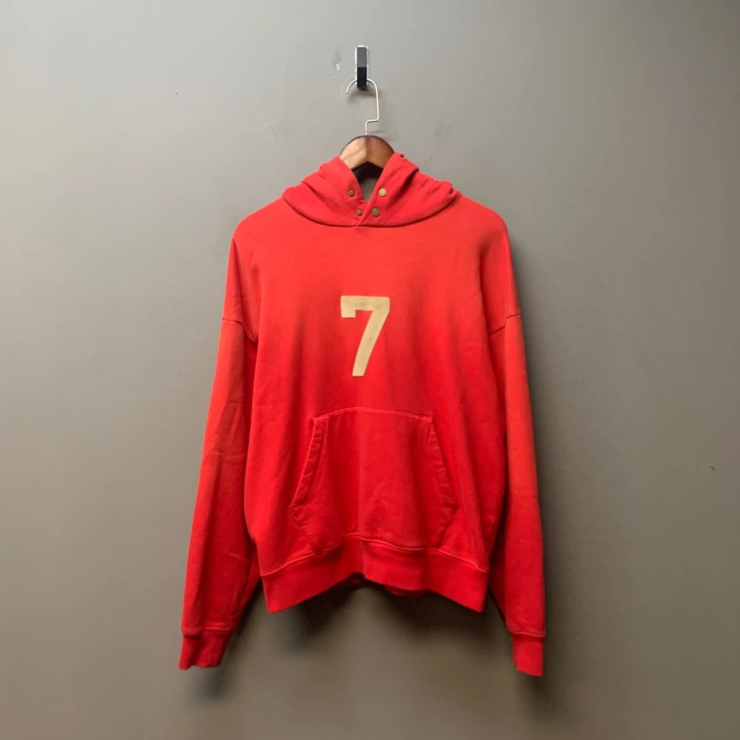 Fear of God /08356/7th第七季 主线红七亨利领卫衣 98新 os s码