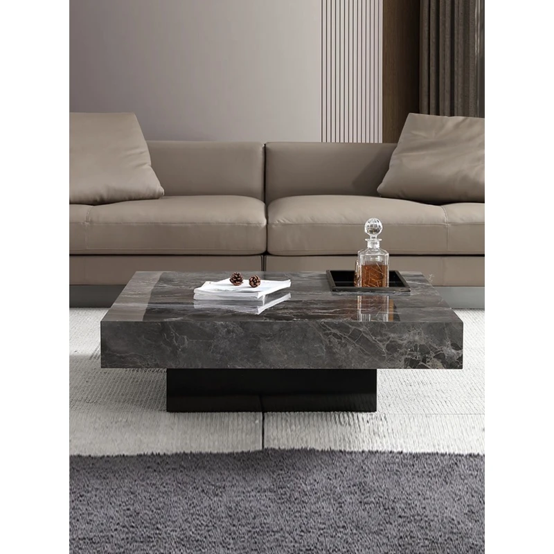 SOUTHLIFE/南方生活121#轻奢岩板茶几客厅家用现代简约高级艺术感