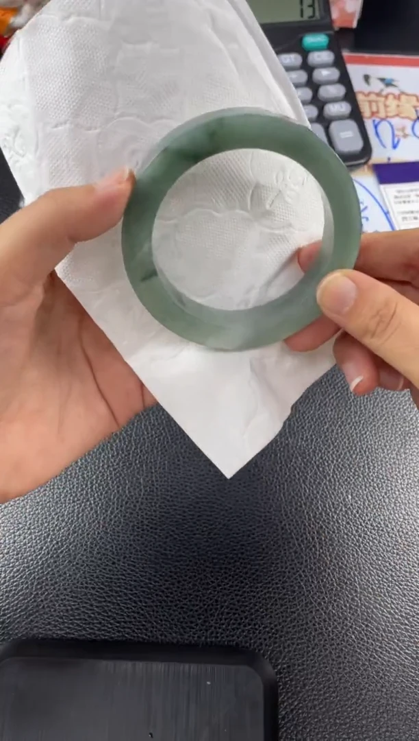【闪购商品】定制翡翠正圈未镶嵌手镯HFA3@DZS