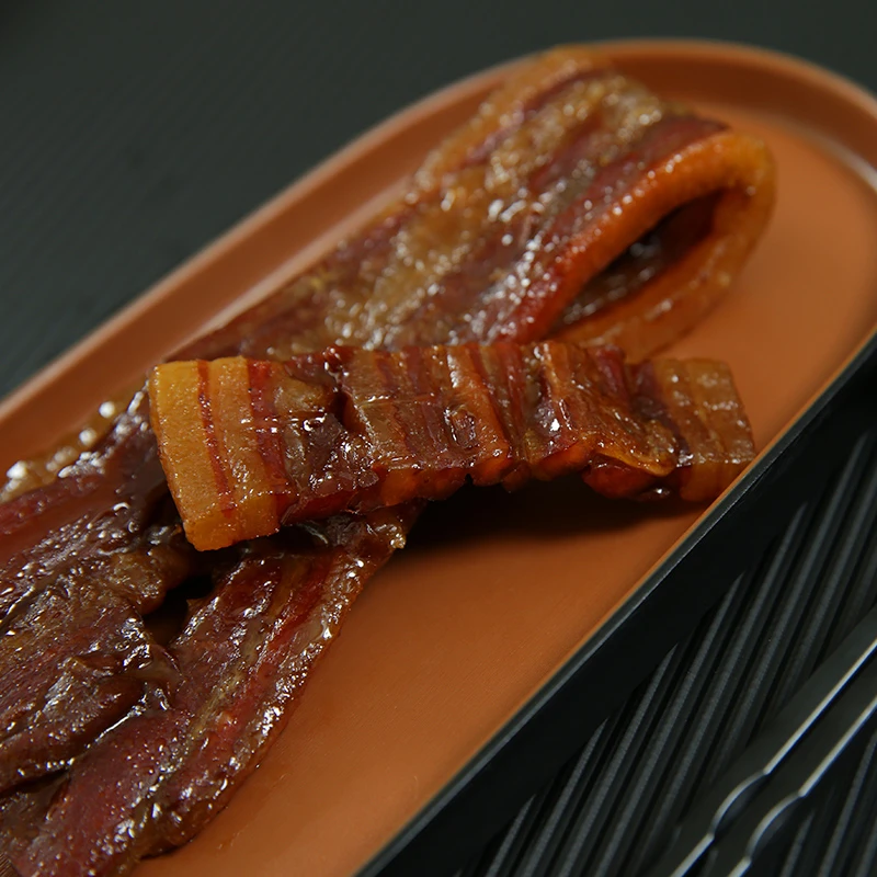 乡四季温州特产酱油肉腊肉晾晒土猪肉五花肉干货年货酱油肉100g