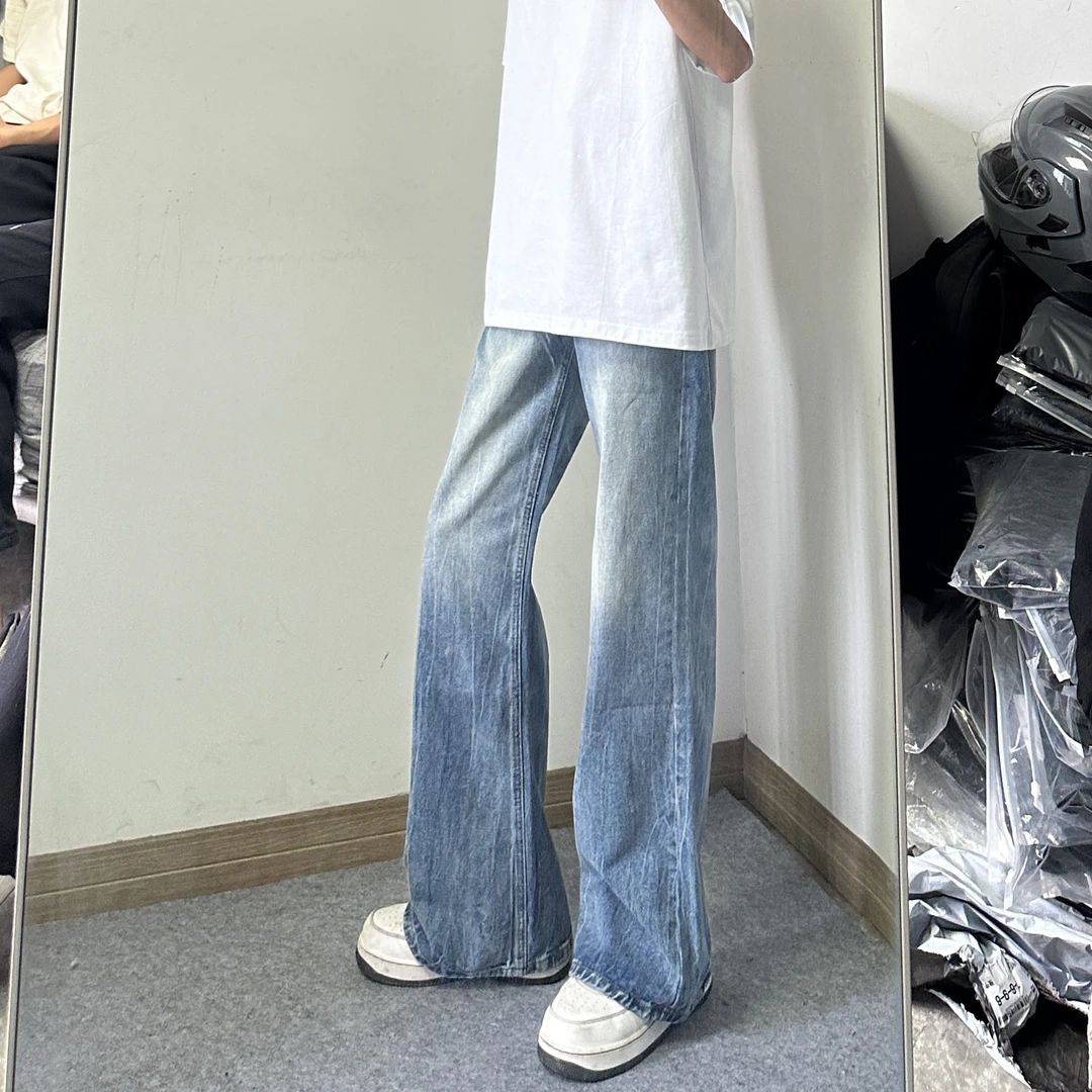 主播推荐·闪电爆裂纹牛仔裤