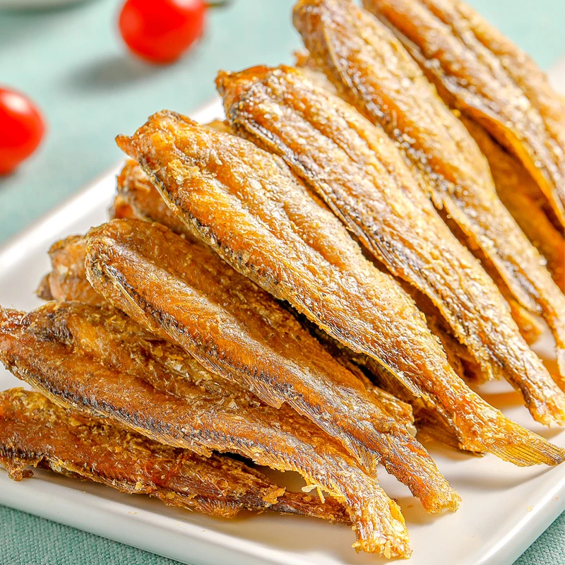香酥小黄鱼干黄花鱼酥脆即食小鱼干零食小吃休闲食品黄鱼酥香美味