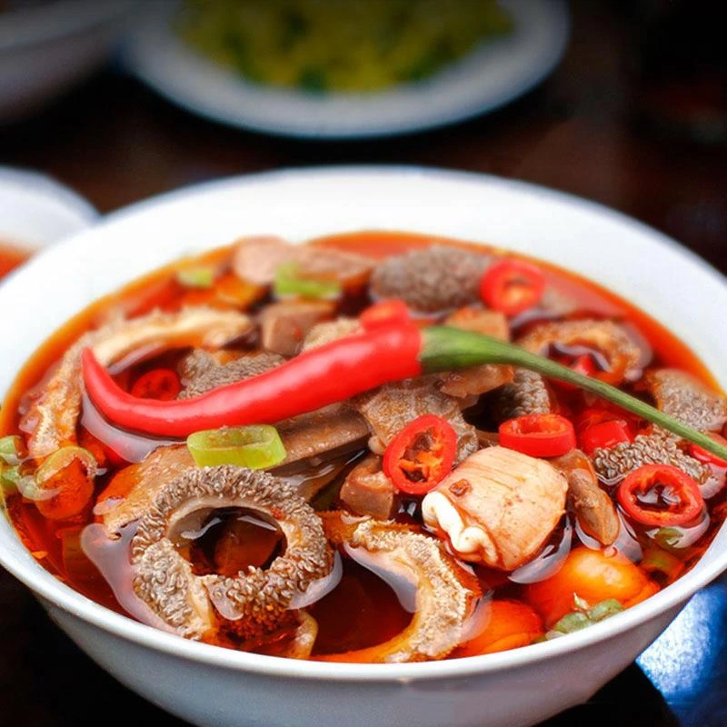 速食羊杂内蒙古整套全熟羊汤羊肉汤羊杂汤即食真空熟食新鲜羊杂碎