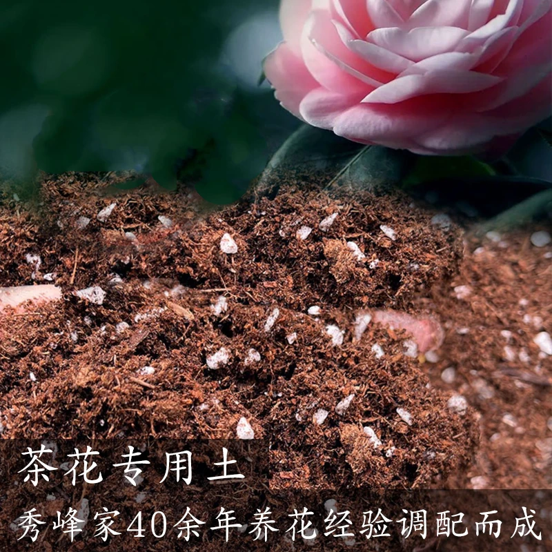 茶花专用土通用型营养土盆栽花卉绿植土壤家庭园艺种植土花泥精选