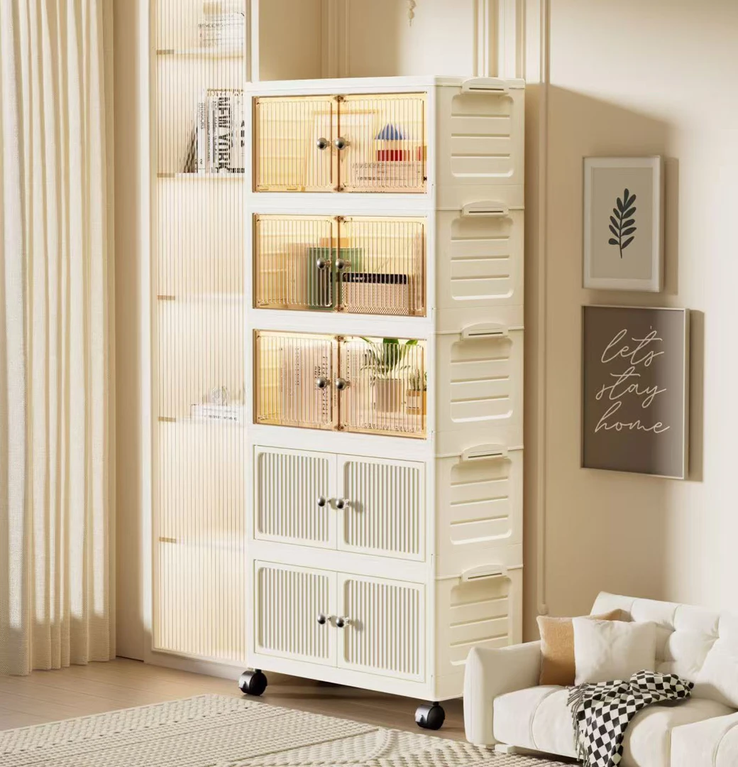 【57cm直径/折叠款】儿童衣柜收纳柜置物柜家用卧室塑料衣物收纳箱