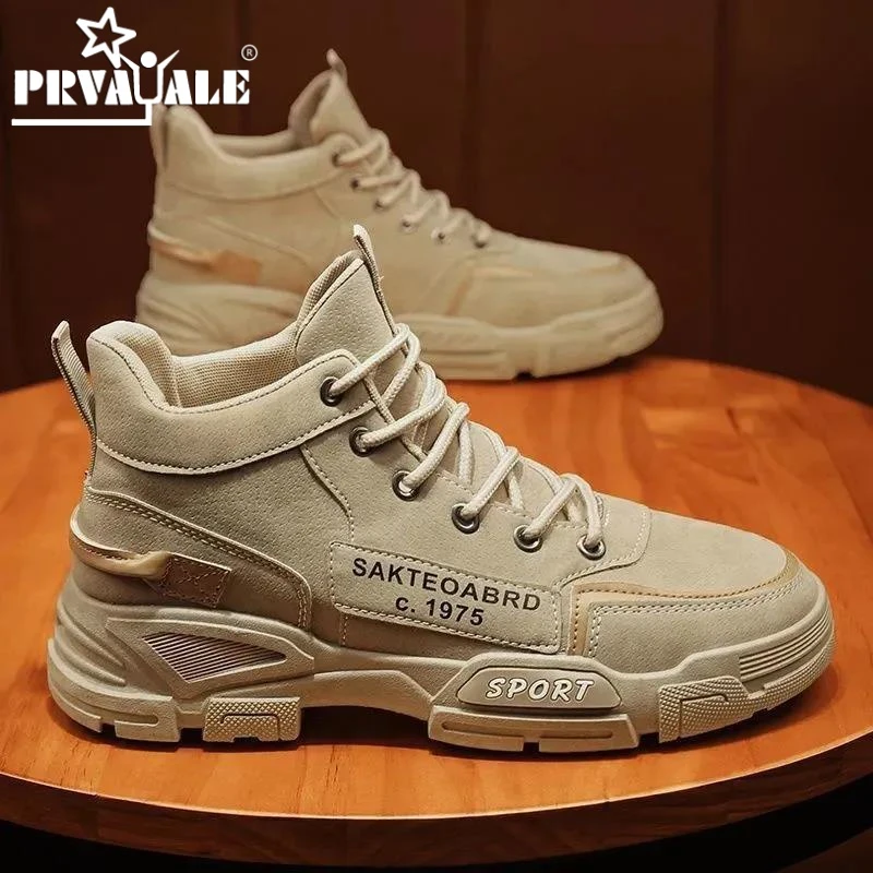 马丁靴男鞋夏季防水防滑工装鞋潮流短靴韩版高帮工作鞋子男士潮鞋