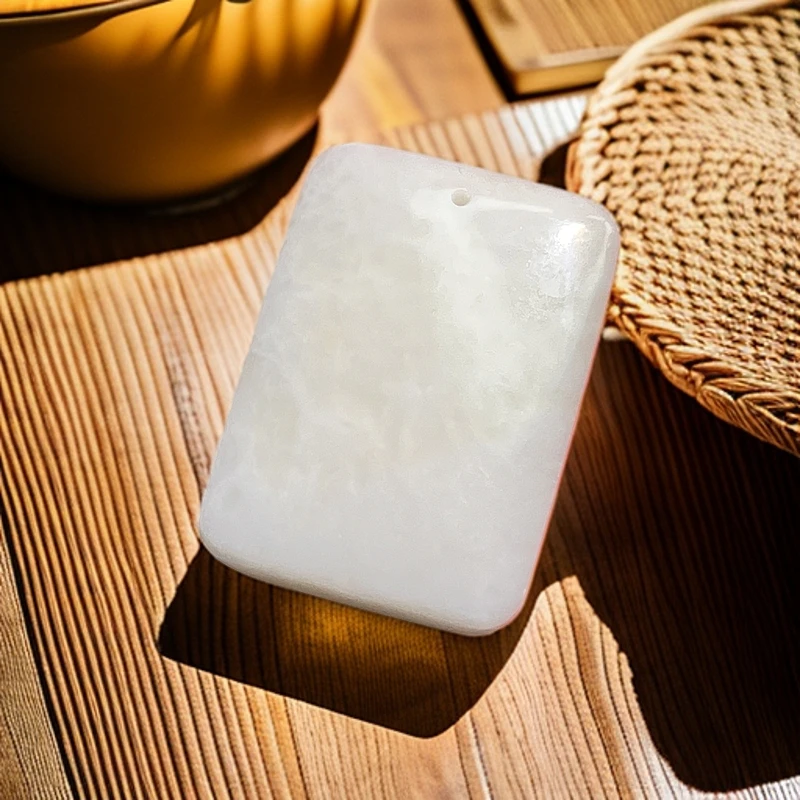 陕西西安蓝田玉平安无事牌吊坠兵马俑同款(多样性发货，拍一发一）