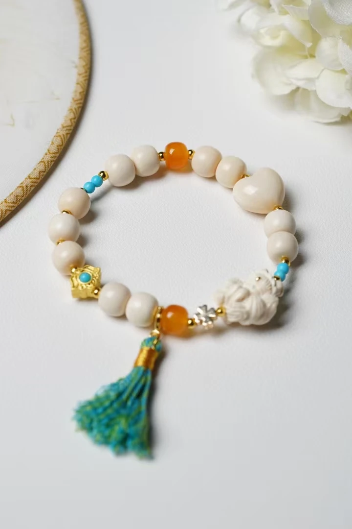 猛犸牙DIY【九尾狐手链】爆款搭配8*9老型+爱心猛犸精美精致!