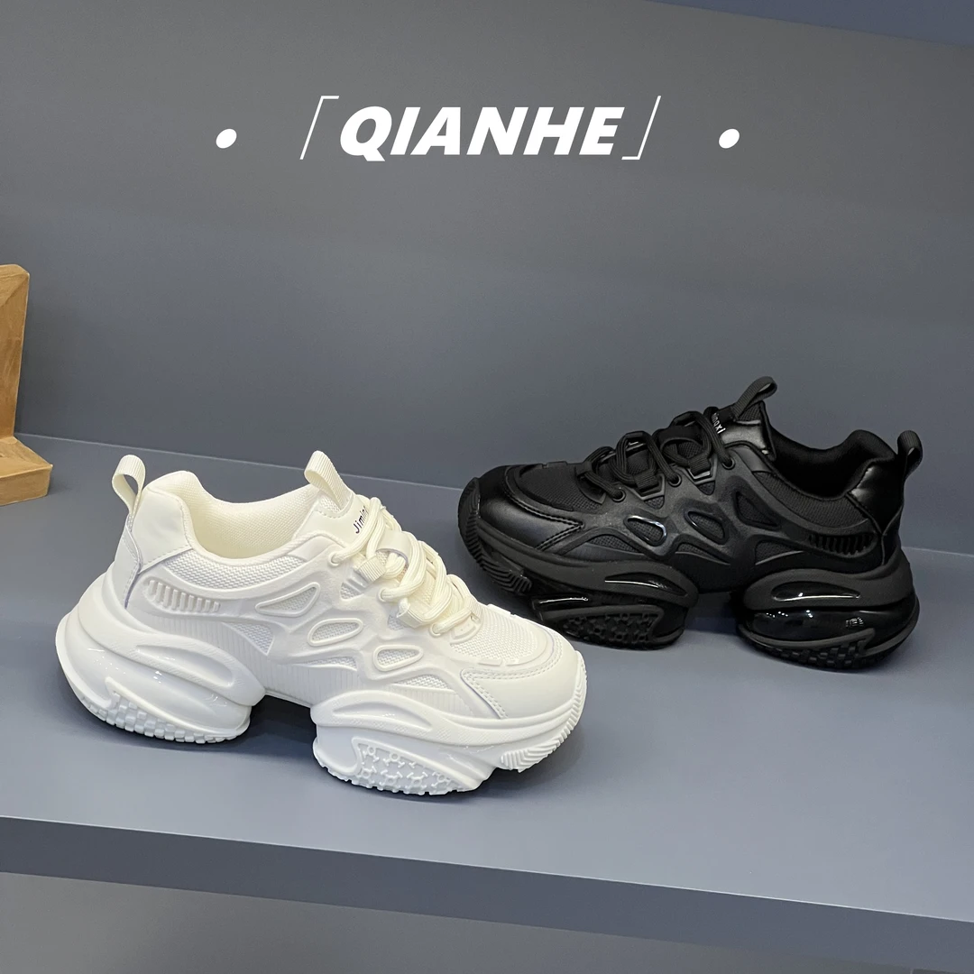 「Qan'h千合女鞋」• 极光老爹鞋ins运动休闲鞋瑕疵次品处理品（365）