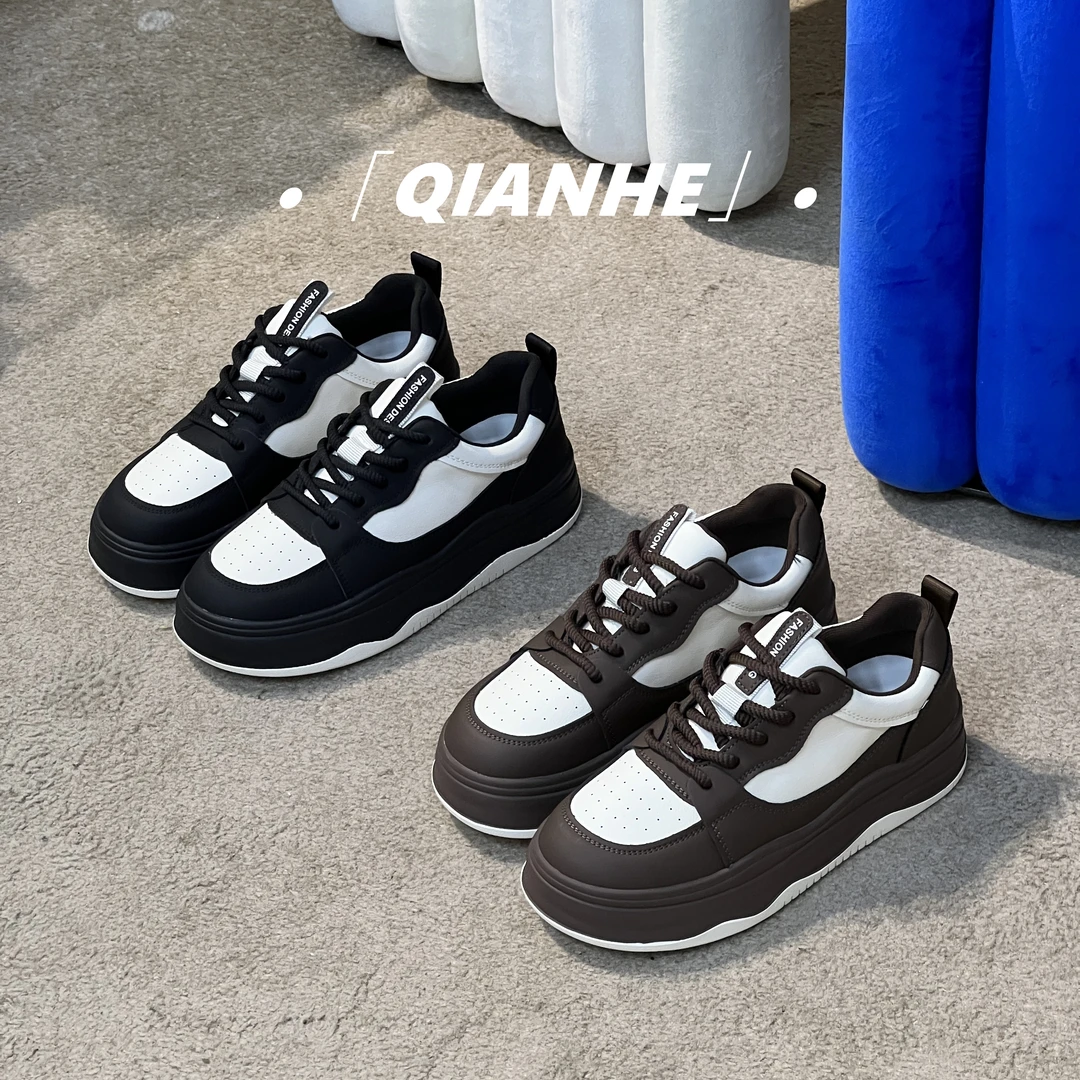 「Qan'h千合女鞋」•熊猫板鞋时尚百搭ins韩版休闲女鞋（2269）