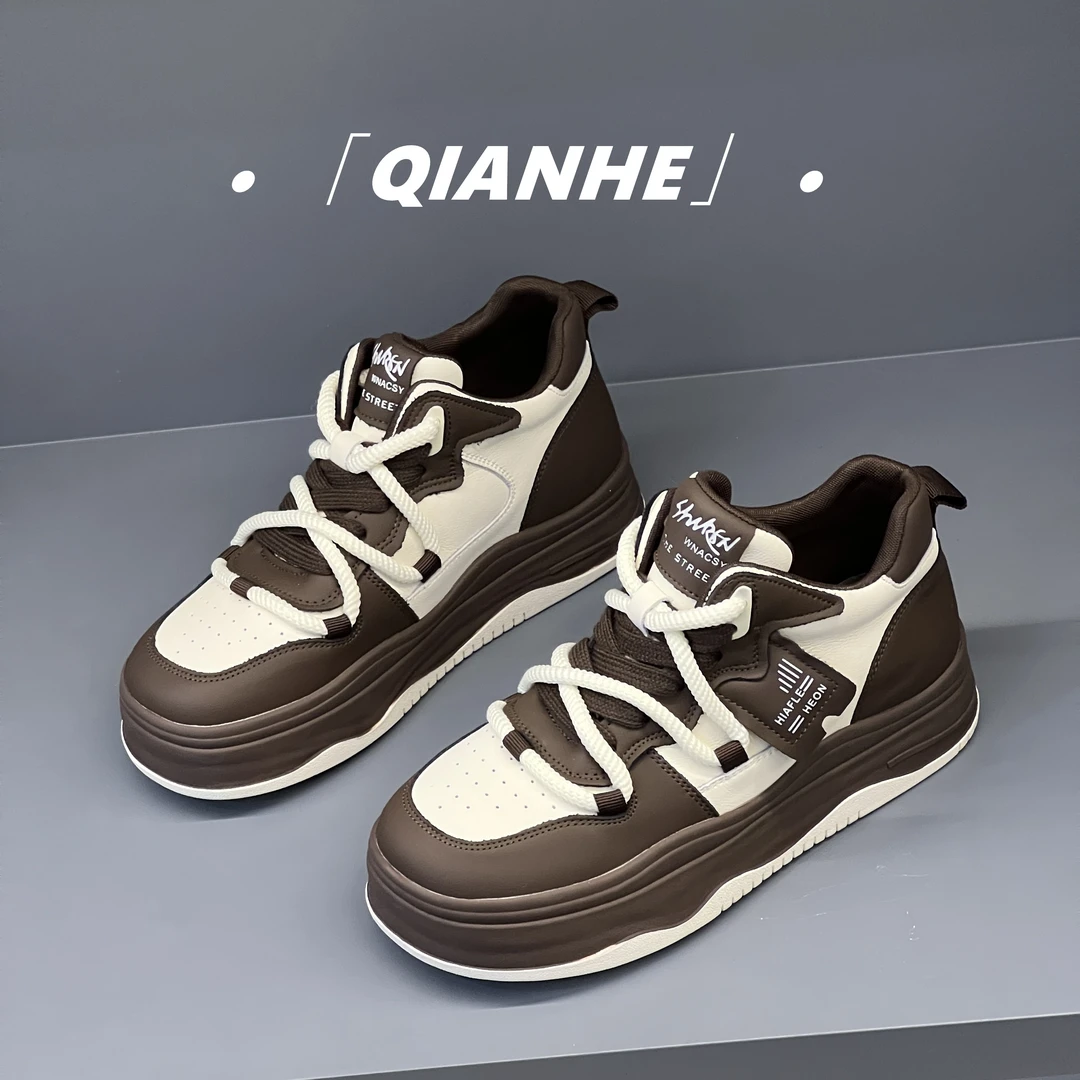 「Qan'h千合女鞋」• 百搭潮流港风高帮女鞋瑕疵次品处理品（8121）