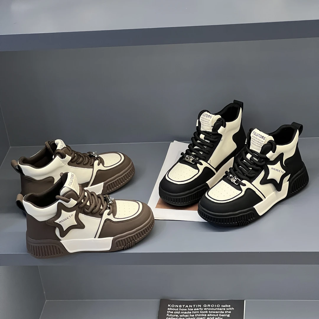 2024秋冬新款星星高帮女鞋   （37-202）