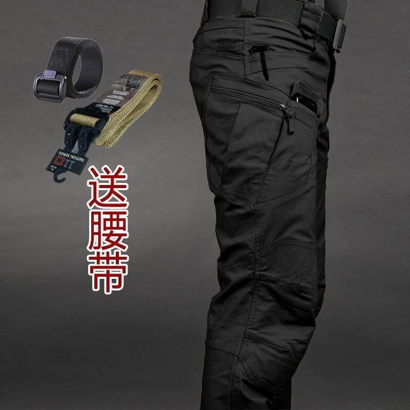 夏季工装裤男战术裤薄款轻薄男工作裤IX7裤子耐磨防水多口袋