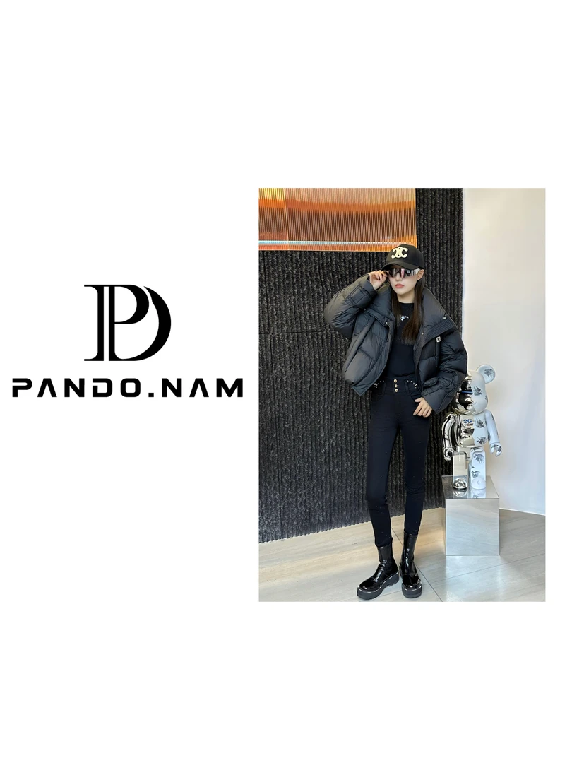 2024冬季新款轻奢欧货短款90白鸭绒羽绒服女设计感时尚潮流-5669