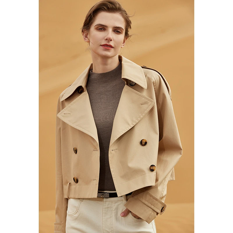 活动款-【RIZ】风衣-3503-春秋气质小个子短款时尚休闲外套